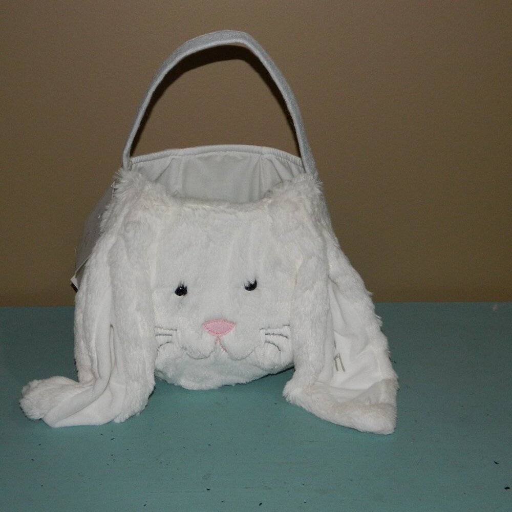 Pottery Barn Kids Long Ear Bunny Easter Treat Bucket "REECE" (W-20)